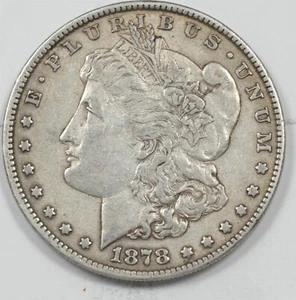 US 1878 Silver Morgan Dollar REV.'78' 7TF U2135 combine shipping - Picture 1 of 2