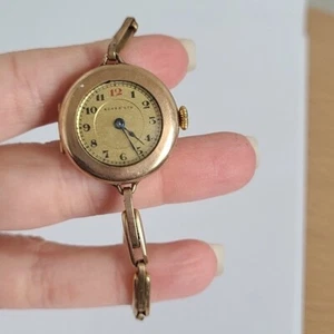 Vintage Antique Kents Gold Filled Banner Automatic Swiss Pocket Watch - Bild 1 von 7