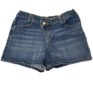 Wonder Nation Girls Shorts XL (14-16) Denim Short Dark Wash Pull On 4 Pocket - Picture 1 of 5