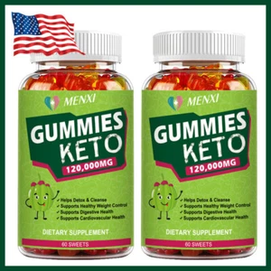 Best 120,000mg BHB Keto Diet Pills Burn Fat-Advanced Ketosis Weight Loss Gummy - Picture 1 of 12