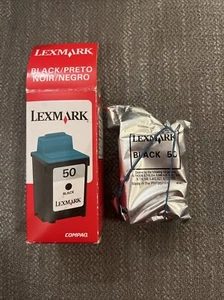LEXMARK 50 Black Ink Cartridge 17G0050 Sealed Exp? Office Printer Ink - Picture 1 of 5
