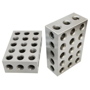 2-4-6 Precision Matched Pair 23 Holes Blocks Set  Ultra Precision 0.0003" - Picture 1 of 3