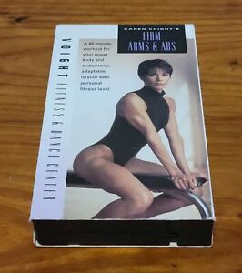Karen Voight Firm Arms & Abs VHS VCR Video Tape Used Fitness Dance