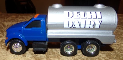 1/64 ertl ford F-700 delhi dairy milk truck in nice shape used - Image 1 of 4