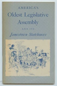 America's OLDEST LEGISLATIVE ASSEMBLY And Its Jamestown Statehouses Booklet 1956 - Picture 1 of 7