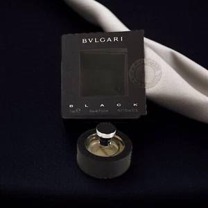 Bvlgari Black for Unisex Mini Eau de Toilette - 0.17 fl.oz/5ml Miniature Vintage - Picture 1 of 11