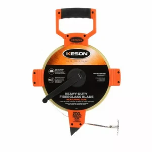 Keson OTR10M200 200 Foot Fiberglass Tape Measure Dual Scale Tenths & Metric - Picture 1 of 1