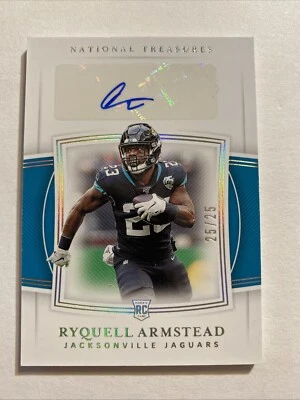 2019 National Treasures | RYQUELL ARMSTEAD | Holo Silver Auto 25/25 #122 - Image 1 of 2