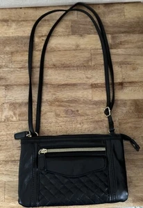 Mini bolso de mano divisor bandolera sin marca color negro - Imagen 1 de 11