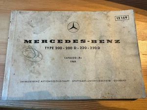 Mercedes Benz W115 200 200D 220 220D Ersatzteilkatalog Catalog B 1969 12159 - Bild 1 von 4