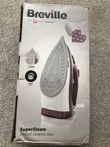 Breville Super Steam Iron 2400W - Red - Picture 1 of 4
