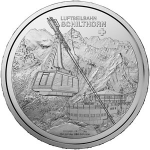Switzerland - 20 Swiss Francs Schilthorn Cablecar 2024 [Silver]
