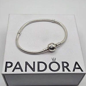 Pandora Bracelet Disney Sparkling Mickey Mouse Genuine 18CM ALE 925 590731CZ - Picture 1 of 3
