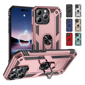 Hybrid Case Schutzhülle für iPhone 16 15 14 13 Pro Max Plus Hülle Armor Outdoor - Bild 1 von 30