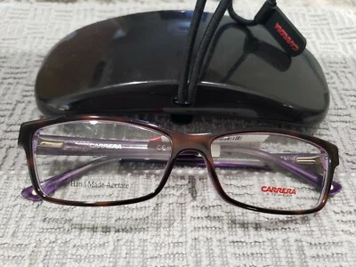 CARRERA CA6170  F3F  Eyeglasses Frames Tortoise Purple 135 New - Image 1 of 4