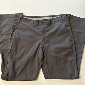 ExOfficio Men's Nomad Stretch Straight Leg High-Rise Pants Dark Gray Size 34 - Picture 1 of 15