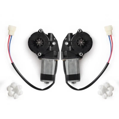 1 Pair Left&Right 12V POWER Window Lifter Regulator Motor 3 Holes+8 Tooth Gear - Image 1 of 4