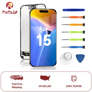 For iPhone 15 Screen Replacement LCD Display Digitizer & 3D Touch Digitizer Tool - Zdjęcie 1 z 22