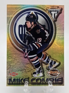 💥 2000-01 Pacific Private Stock Titanium Draft Edition/1000 Mike Comrie Rookie - Imagen 1 de 2