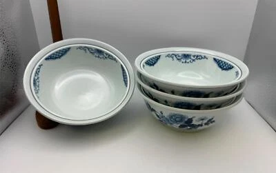 Set of 4 Noritake Versatone Orient SOMETSUKE Cereal Bowls - image 1 of 4