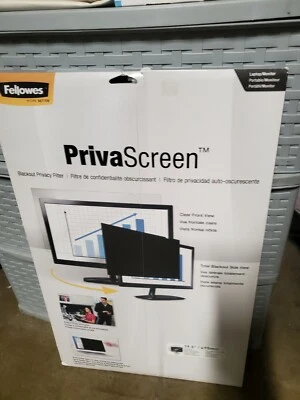 NEW Fellowes PrivaScreen Blackout Privacy Filter for 19.5" Widescreen Monitor  - Image 1 of 3