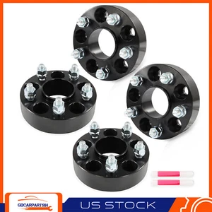 (4) 1.5" Hubcentric 5x110 Wheel Spacers 12x1.5 Fits Chevy Cobalt Malibu Saturn - Picture 1 of 7