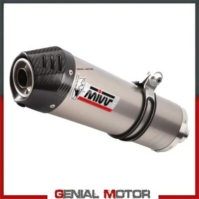 Silenciador de escape Mivv ovalado titanio Honda Cbf 600 2004 > 2010 Foto 1 de 2