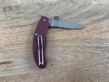NEW Unused Numbered C94SMR3 SPYDERCO GIN-1 UK Penknife Folding Knife