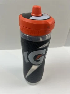 Official Gatorade GX 30oz Sports Black Water Bottle with Lid ~ FAST SHIPPING - Picture 1 of 7