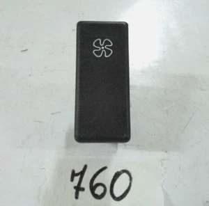 INTERRUTTORE VENTOLA NERO A 2 CONTATTI PER FIAT 126 FSM - Picture 1 of 2