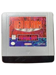 Red Alarm (Nintendo Virtual Boy, 1995) Cartridge With Dust Cover Tested - Picture 1 of 2