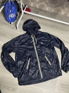 Vintage Ben Sherman Jacket Navy Blue Men’s Size L Nylon Bag - Picture 1 of 12