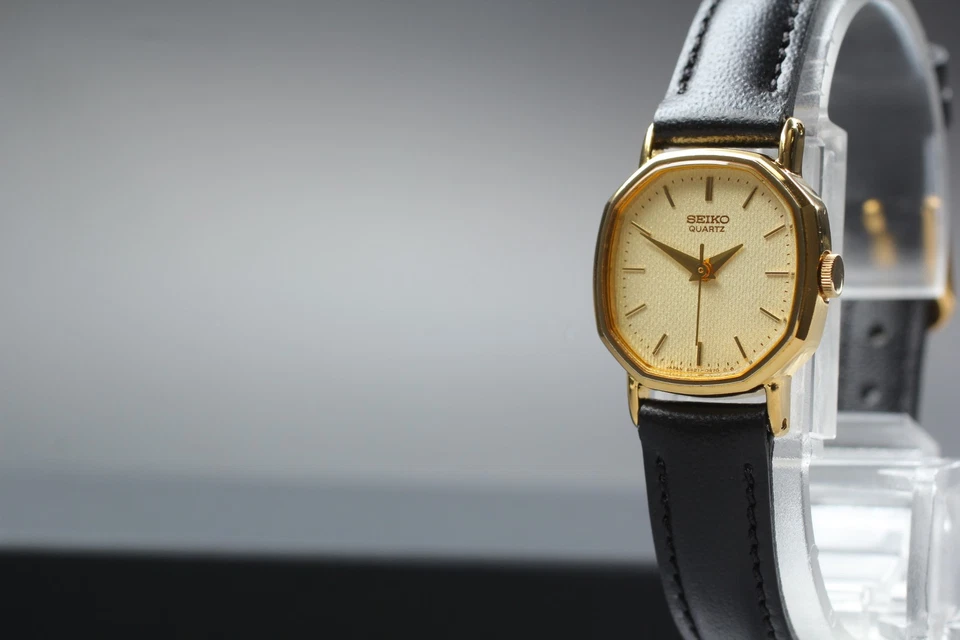 Винтажные 1983 N новом Seiko Socie 5421-5120 золото восьмиугольник кварцевые женские часы Японии - Изображение 1 из 4