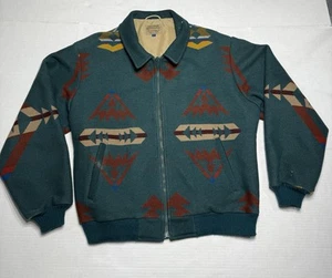 Pendleton High Grade Western Wear Navajo Southwestern Wool Jacket Size XL Rare - Picture 1 of 12