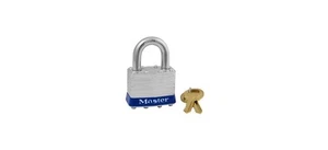 Master Lock Company 3KA 3753 #3 1-9/16 in Steel Padlock Keyed Keyway 3753 - Picture 1 of 8