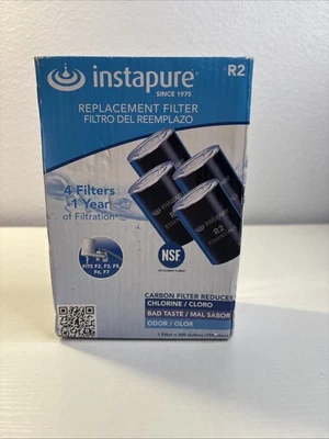 Instapure 4 Pack R2 Replacement Faucet Filter Fits F2 & F5 New! - Image 1 of 4