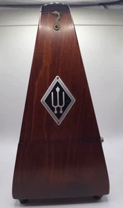 Vintage Wittner Maelzel Metronom Holz Pyramide ~ Made in Germany siehe Scheibe - Bild 1 von 14
