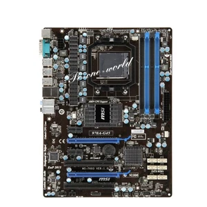 MSI 970A-G45 Motherboard AMD 970 Socket AM3+/AM3 DDR3 DIMM USB3.0 SATA III ATX - Picture 1 of 4