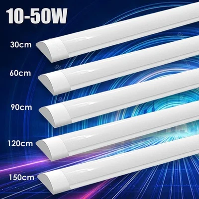 LED Küchen Unterbauleuchte Licht Leiste Schrank Leuchte Lampe Möbelleuchte 230V - Bild 1 von 4