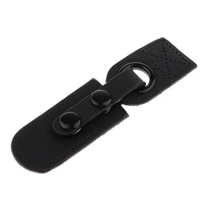 1 Pair of PU Leather Buckle with Hook And Eye Buttons Coat - Image 1 of 2