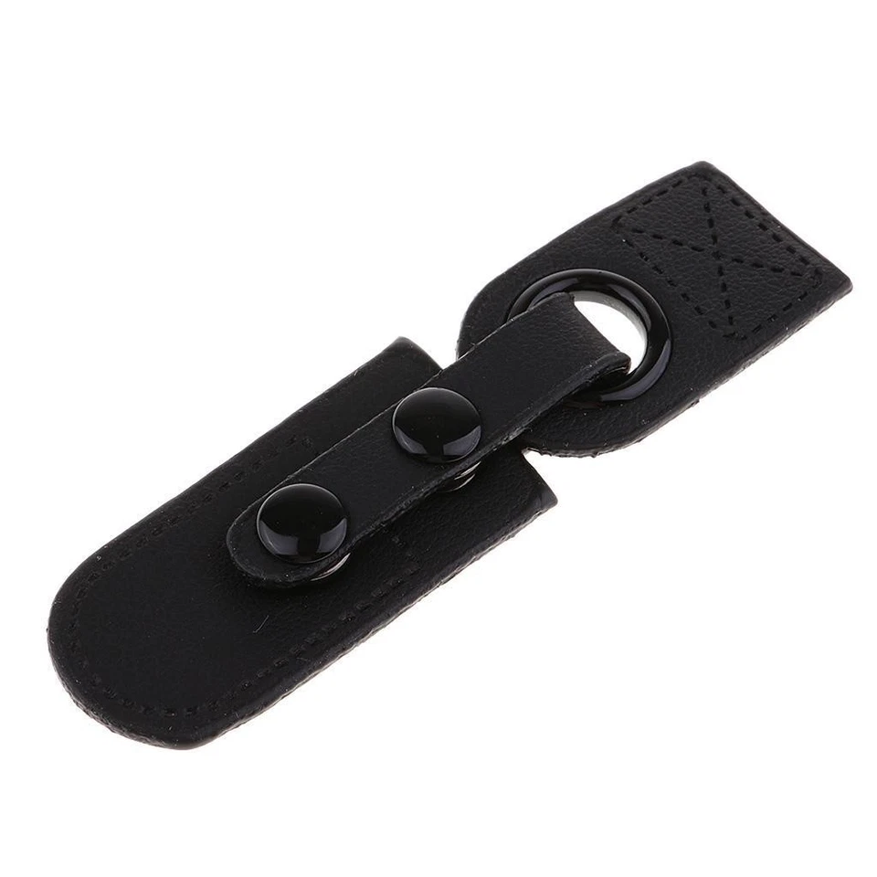 1 Pair of PU Leather Buckle with Hook And Eye Buttons Coat - Image 1 of 2