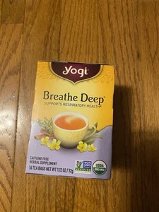 Yogi Tea Breathe Deep, Herbal Supplement, Tea Bags, 16 ct - Picture 1 of 4