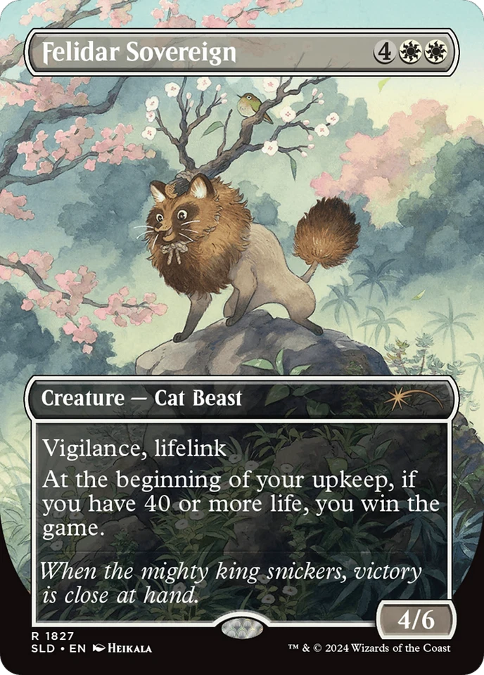 Felidar Sovereign (Rainbow FOIL) #1827 | NM Near Mint FOIL | SLD Magic MTG - Image 1 of 1