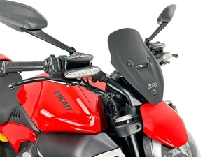 ECRAN SPORT WRS NOIR MAT POUR DUCATI DIAVEL V4 2023-2024 - Photo 1/8