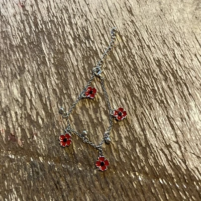 black austrian crystal charm bracelet - Image 1 of 4