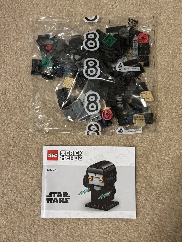 NUEVO LEGO Star Wars BrickHeadz SOLO EMPERADOR PALPATINE Venganza de los Sith 40796 Foto 1 de 1