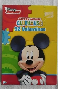 Mickey Mouse Clubhouse Valentines 32 Card Count NIB - Picture 1 of 3