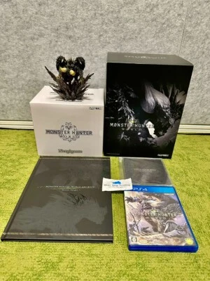 PlayStation 4 PS4 Monster Hunter World Collector's Edition Figure Sound Track CD - Image 1 of 4