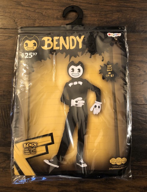 Bendy and the Ink Machine Bendy Dark Revival Classic Child Costume, Medium  (7-8)