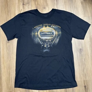 T-shirt I Breathe Harley Davidson Screaming Eagle da uomo XL Arbor Vitae, WI USA - Foto 1 di 7